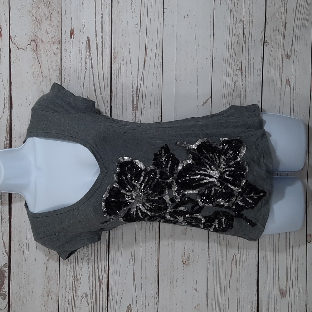 Express Sequin Floral Top